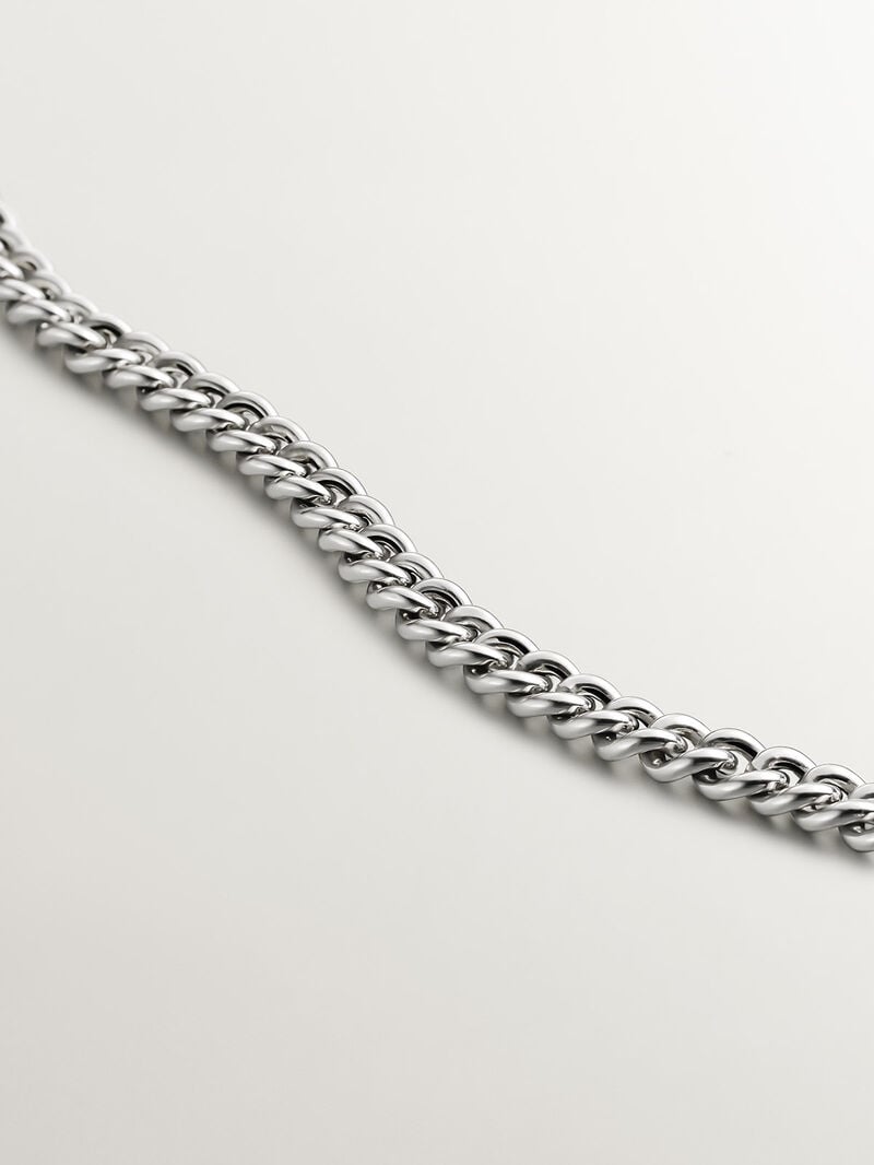 925 Silver Barbed Link Chain image number 2