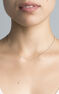 Collar inicial E oro blanco 9 kt , J04382-01-E