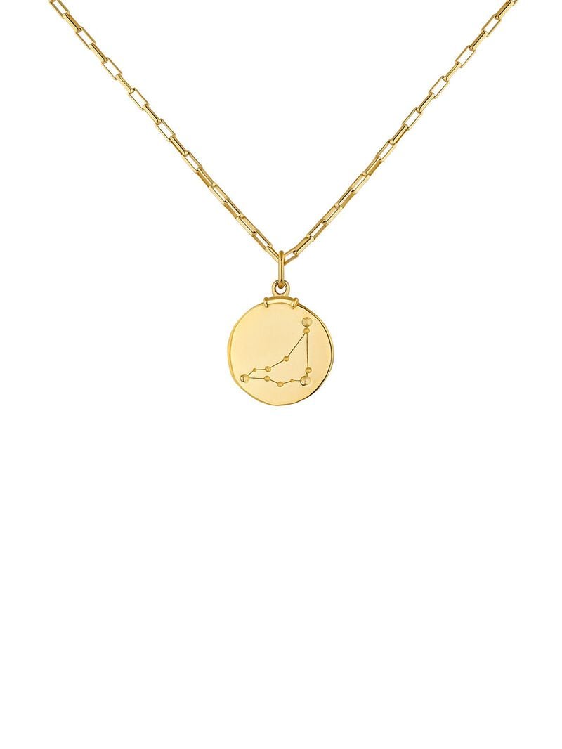 Capricorn Charm made of 925 silver, coated in 18K yellow gold image number 7