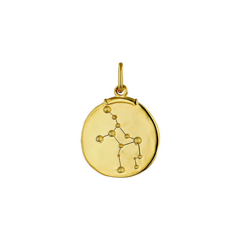 Charm virgo plata recubierta oro  , J04780-02-VIR, mainproduct