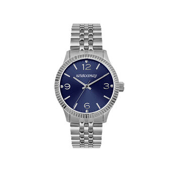 Montre St. Barth bracelet cadran bleu , W30A-STSTDB-AXST,hi-res