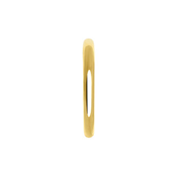 Large gold hoop earring piercing , J03844-02-H, mainproduct