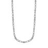 Silver mix links chain, J01335-01