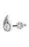 White gold diamond earring piercing 0.07 ct , J03385-01-H