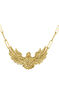 Gold plated eagle necklace , J04548-02