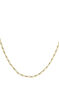 Thin chain with different links in 9k yellow gold, J05329-02