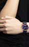 Watercolors navy blue watch, W45A-PKPKBU-LEBU