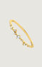 9ct yellow gold ring with diamonds, J04955-02