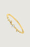 Anillo de oro amarillo de 9kt con diamantes, J04955-02