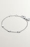 Pulsera estrellas mini plata , J01898-01