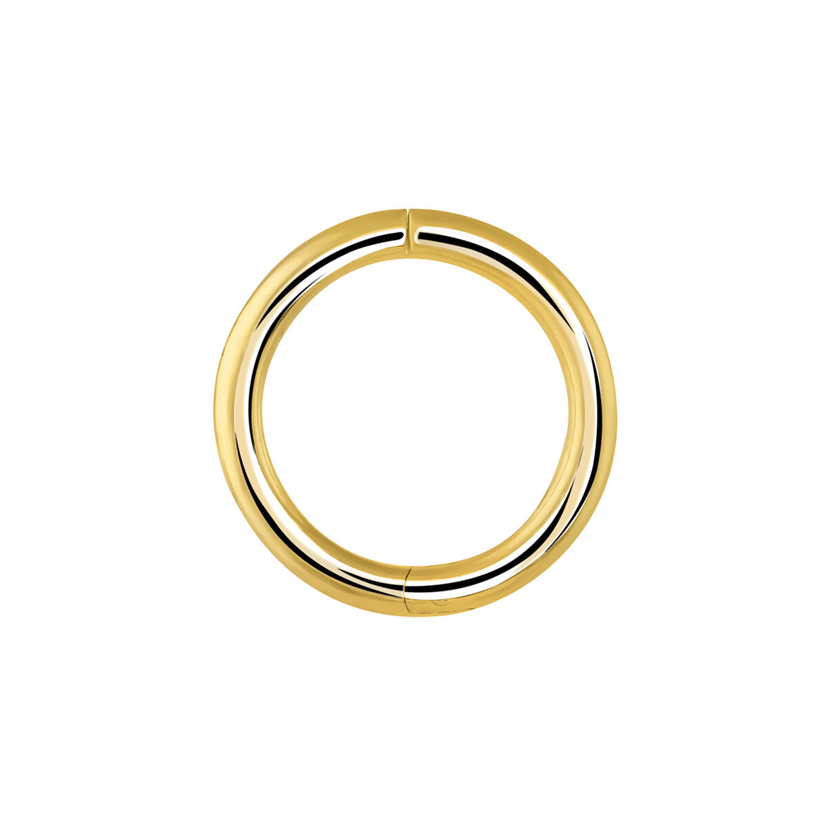 Pendiente piercing aro simple mediano oro 9 kt , J03843-02-H, hi-res