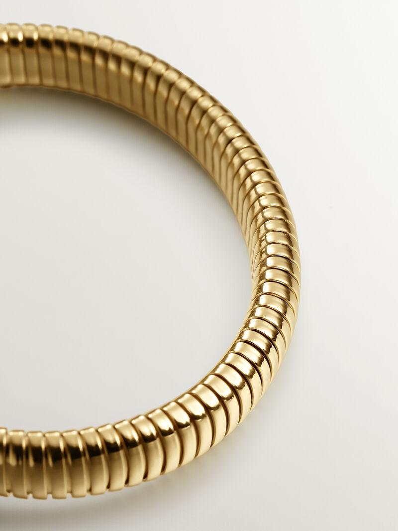 18K yellow gold plated 925 silver tumbagas bracelet image number 6