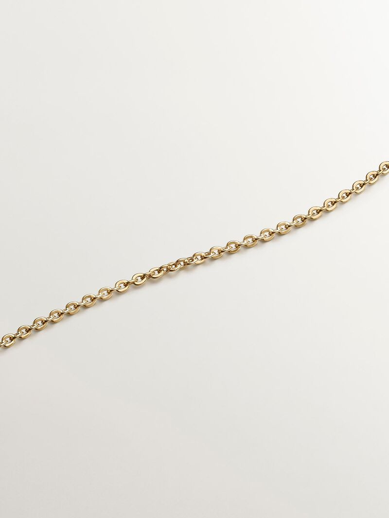 925 Silver pendant bathed in 18K yellow gold with pink rhodolites and purple amethysts. image number 4