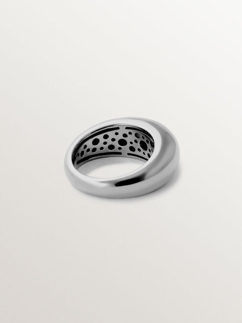 925 silver domed ring image number 4