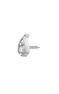 Tear piercing in 18k white gold with diamond , J03385-01-H-18