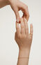 9ct yellow gold ring with diamonds, J04955-02