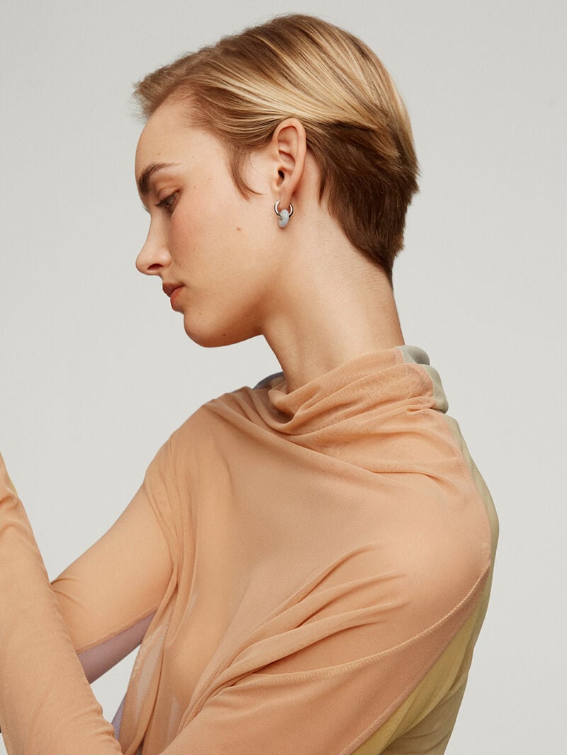 925 silver earrings with Angelita Azul image number 3