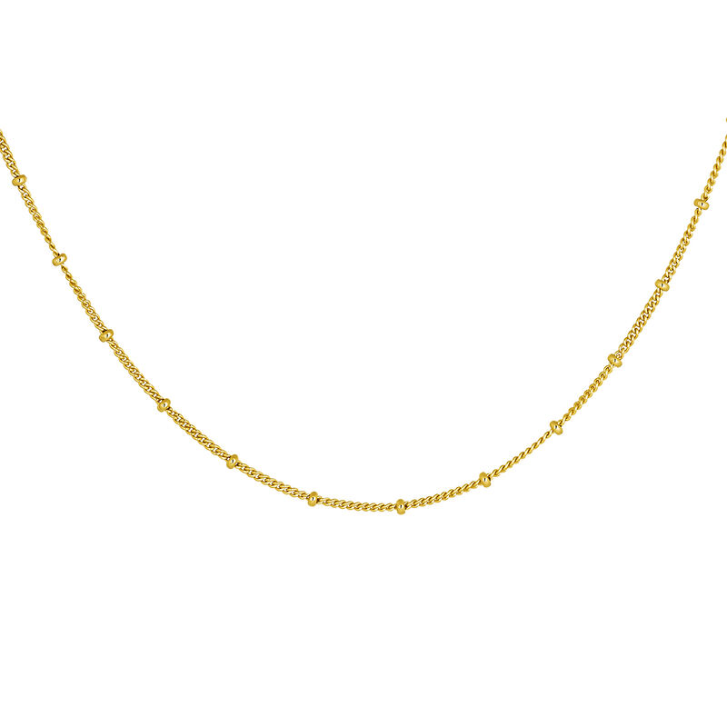 Gold-plated silver ball chain  , J04614-02, mainproduct