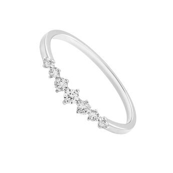 Ring in 18k white gold with 0.12ct diamonds, J03349-01,hi-res