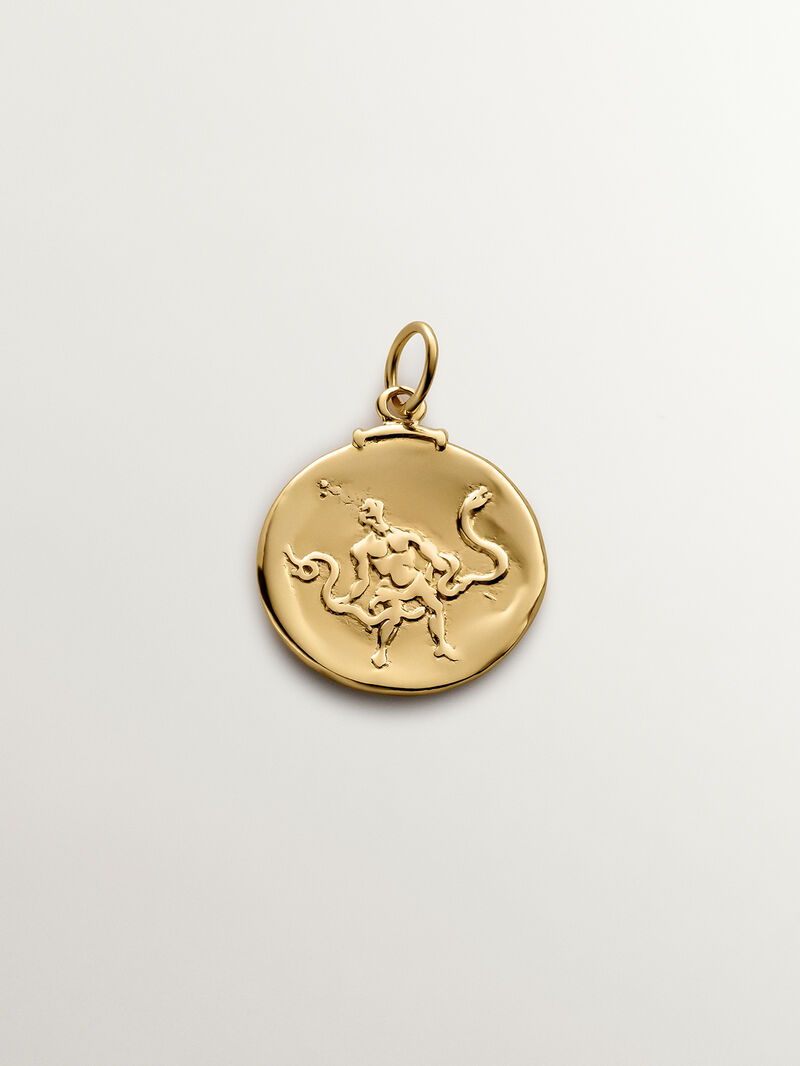 18K Yellow Gold Plated 925 Silver Ophiuchus Charm image number 0