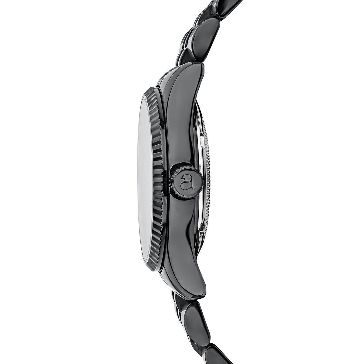 Mini St. Barth Watch with dark gray bracelet, W30A-BLPKSV-AXBL, mainproduct