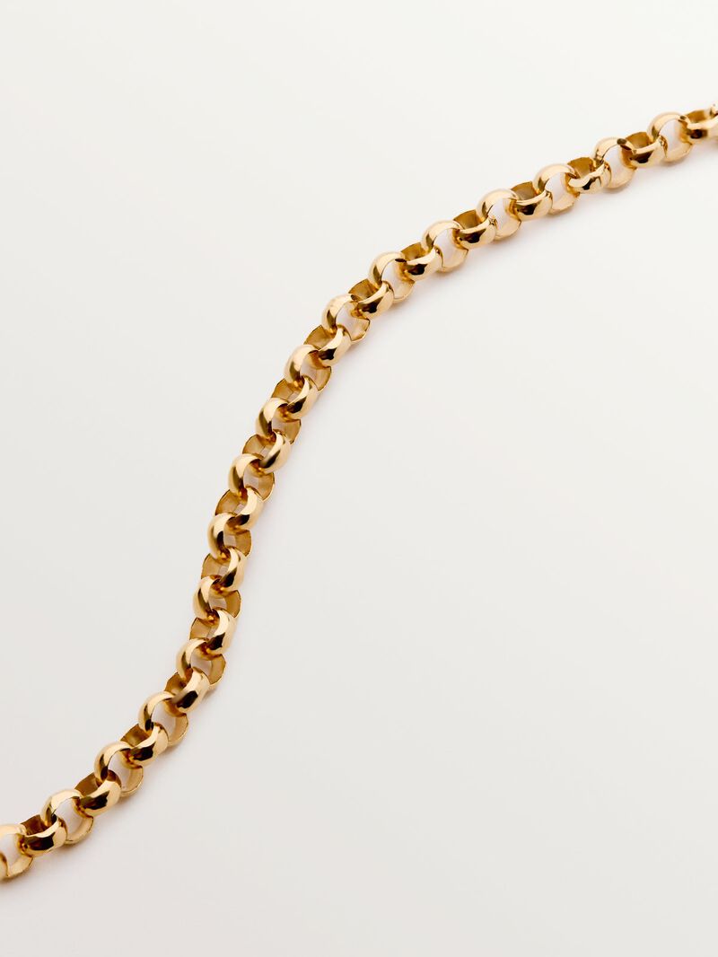 Textured 18K yellow gold plated 925 silver pendant image number 6