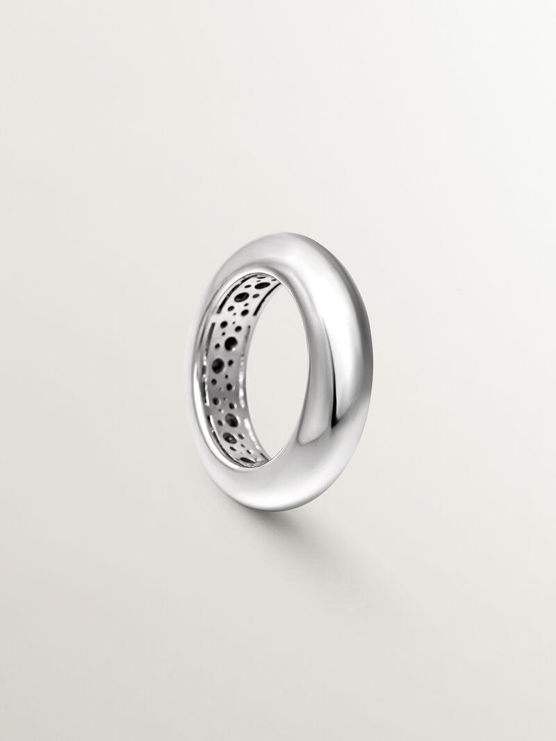 925 silver thick ring image number 4