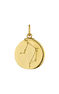 Gold-plated silver Libra charm  , J04780-02-LIB