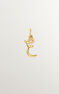 Charm letra E plata recubierta oro  , J03932-02-E