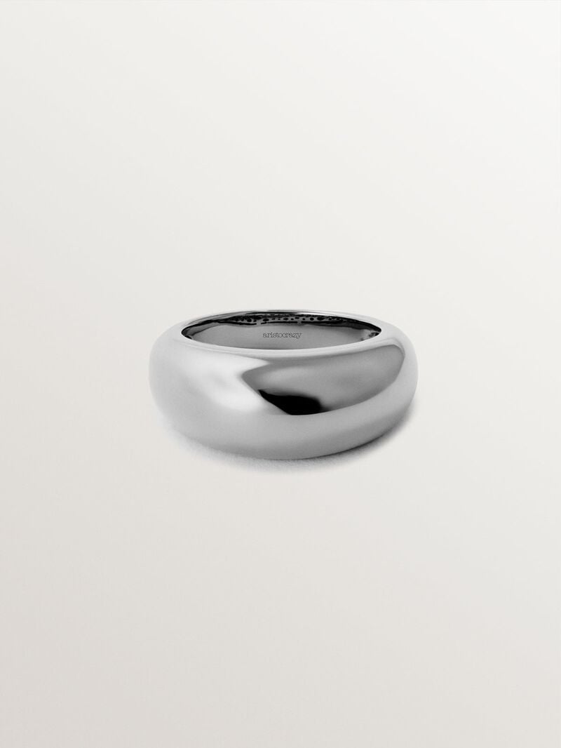 925 silver domed ring image number 2