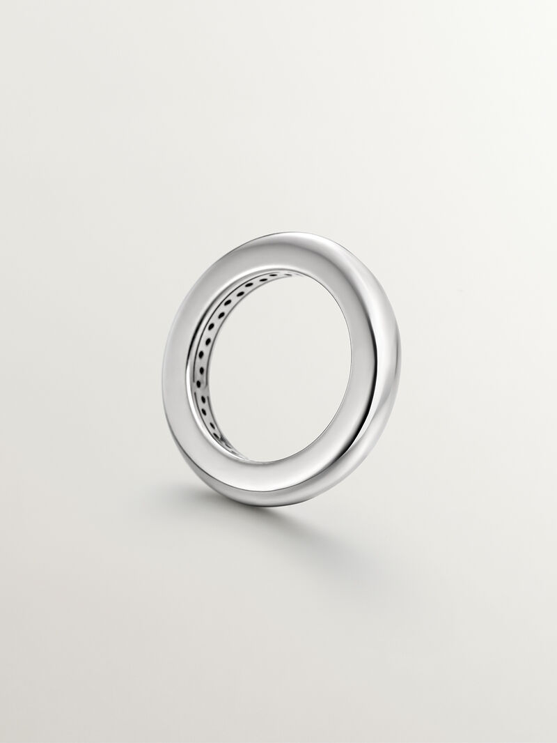 925 silver thick ring image number 4