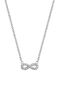 Infinity necklace diamonds 0.05 ct , J03025-01