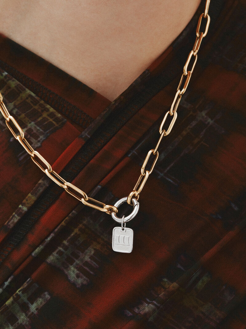 925 silver charm with number 3 image number 1