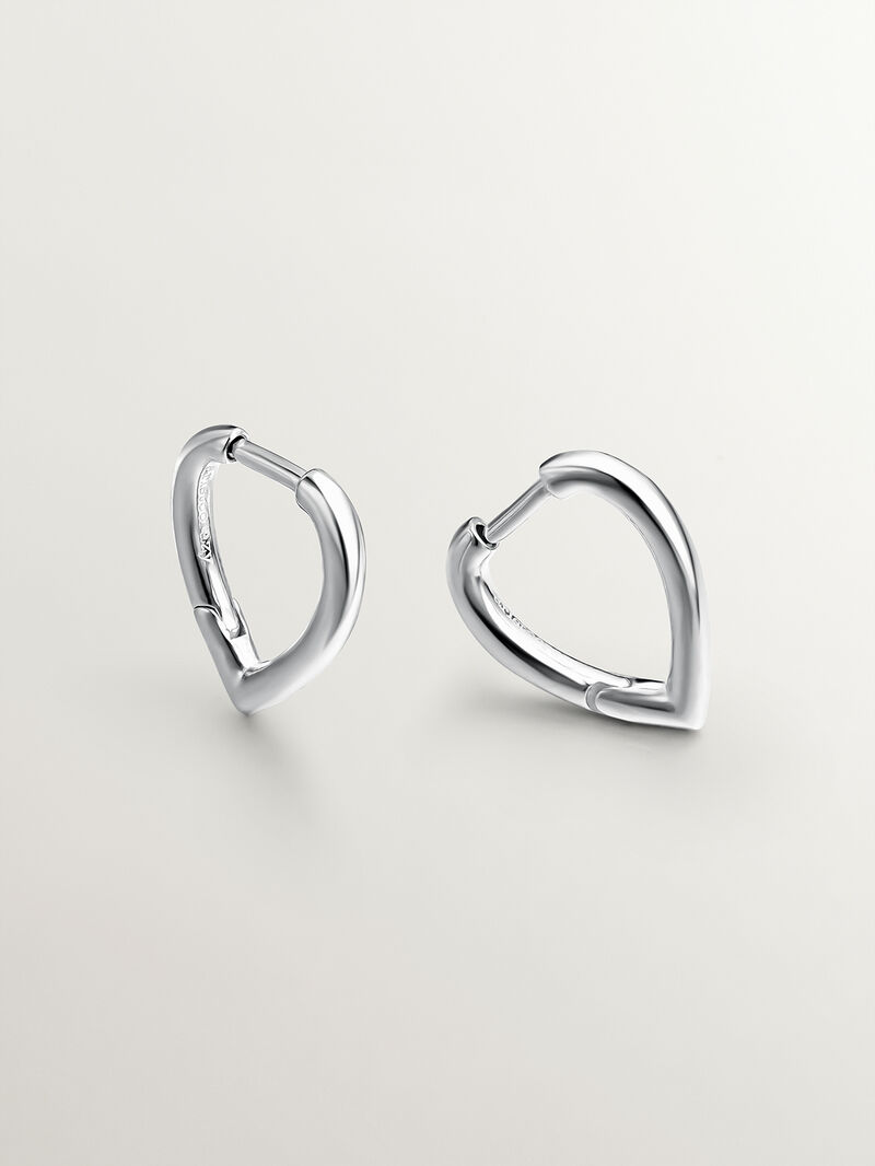 Drop-shaped earrings made of 925 silver image number 0