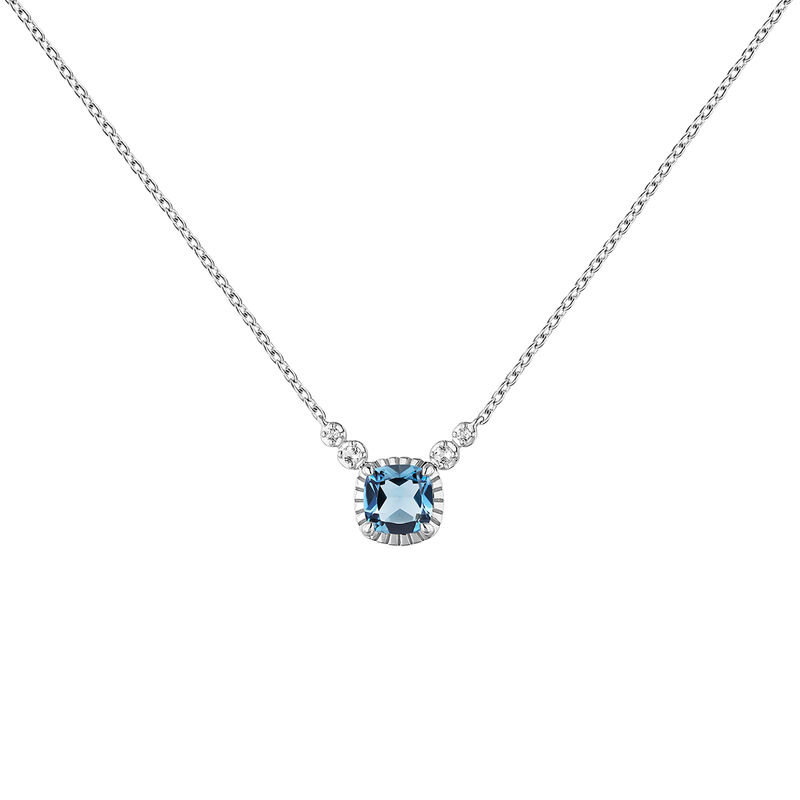 Silver topaz necklace , J04688-01-LB-WT, hi-res
