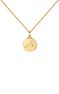 Charm leo plata recubierta oro  , J04780-02-LEO