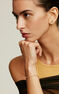Mini gold plated stars bracelet , J01898-02