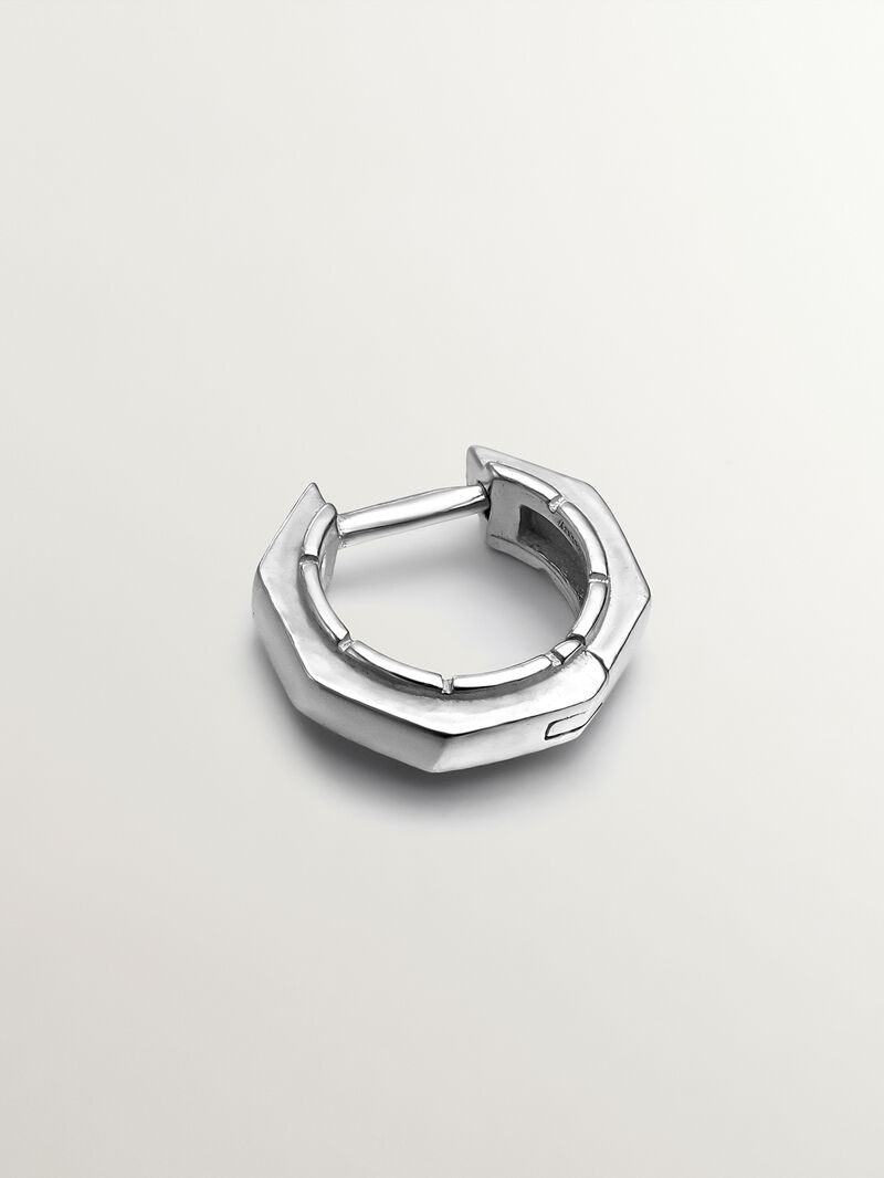 925 Silver Individual Aro Pending with geometric finish image number 2