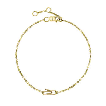 Bracelet avec clip en or, J05039-02,hi-res