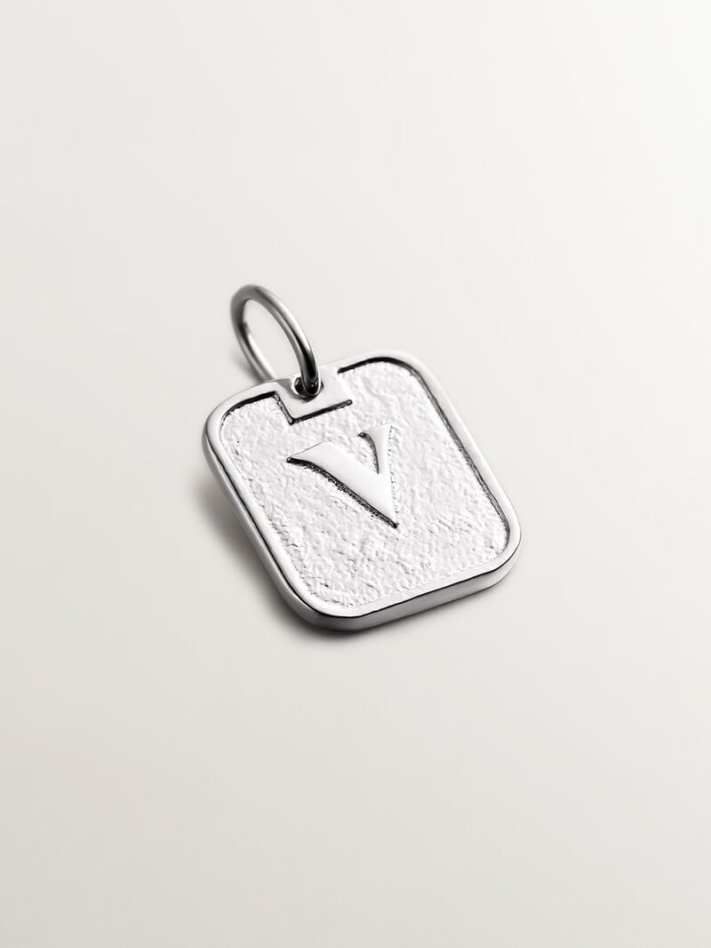 925 silver charm with number 5 image number 0