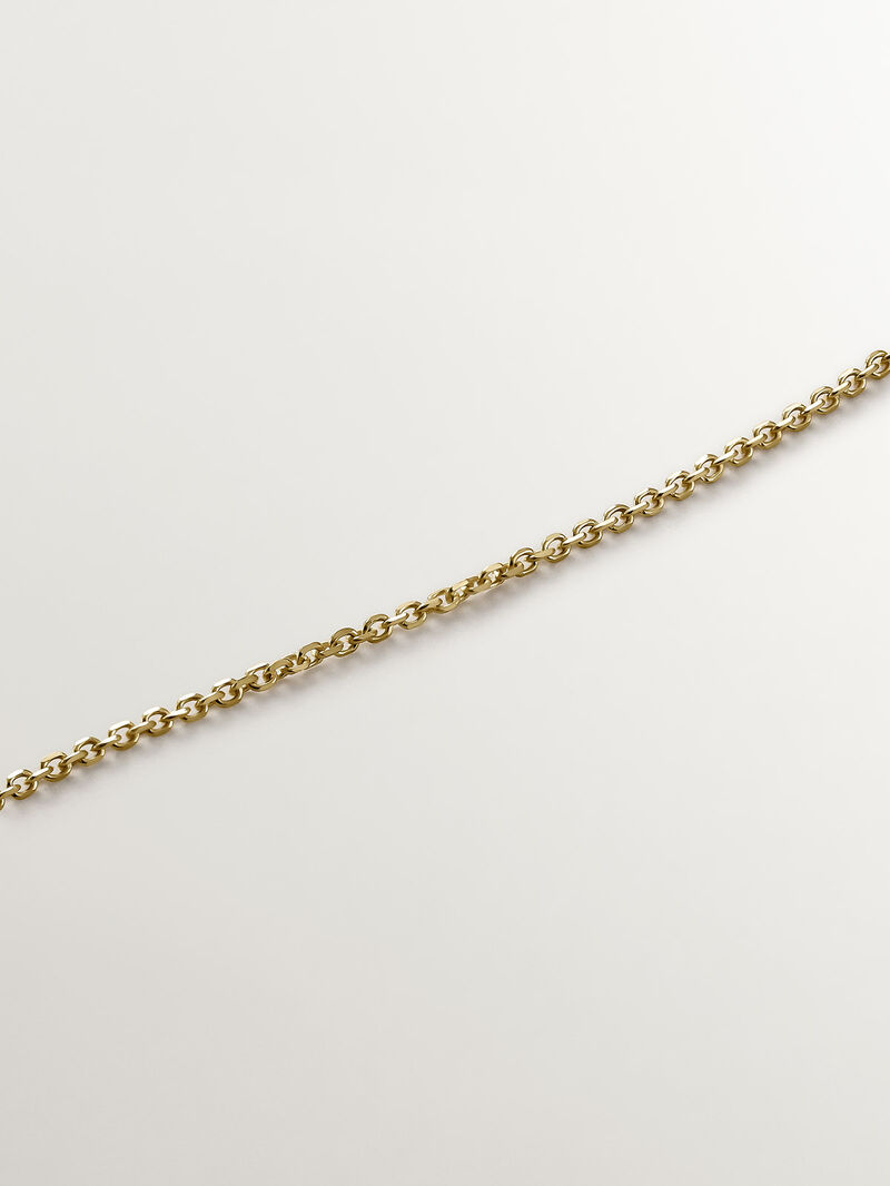 9K Yellow Gold Chain with Cross image number 4