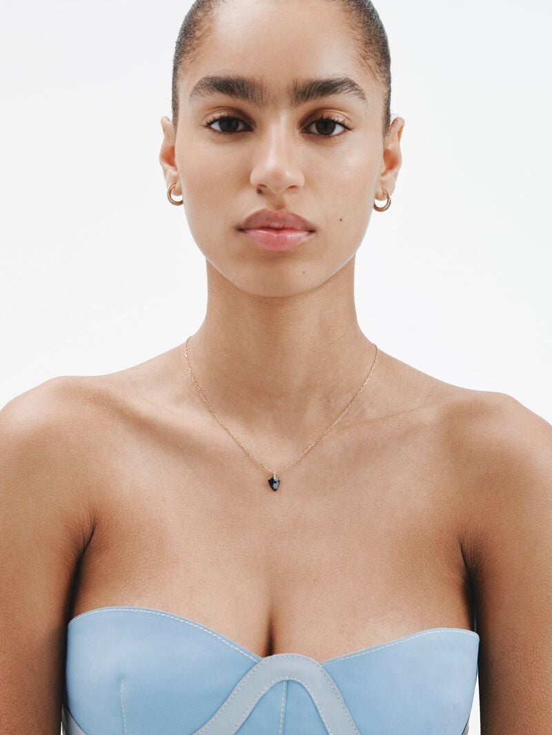 9K White, Yellow, and Rose Gold Triple Hoop Earrings image number 5