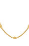 Collar estrellas mini plata recubierta oro , J01900-02