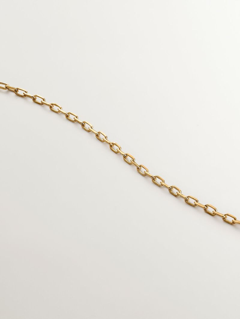 9K yellow gold pendant with green malachite image number 4