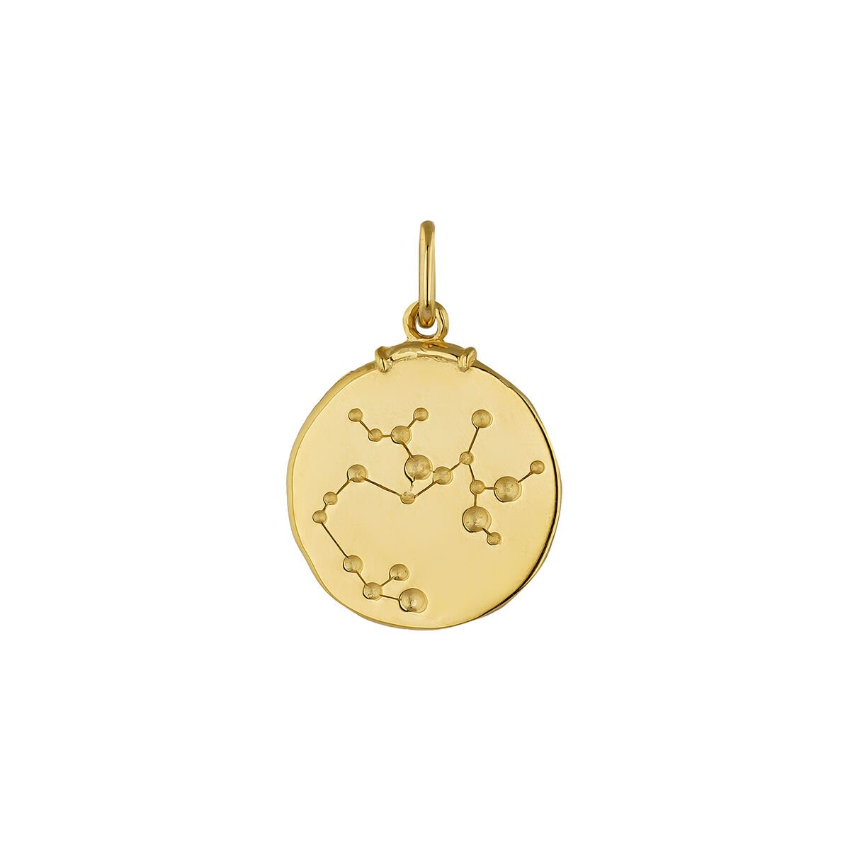 Gold-plated silver Sagittarius charm  , J04780-02-SAG, hi-res