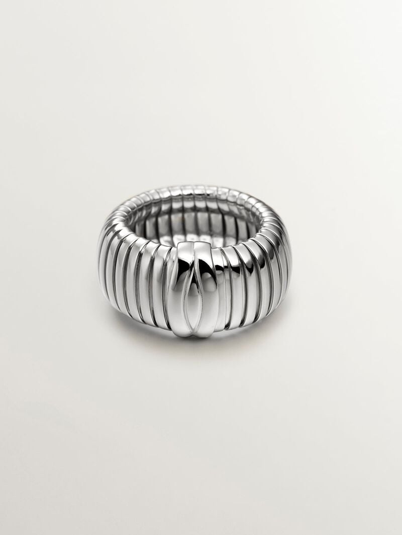 18K yellow gold plated 925 silver tumbagas ring image number 2