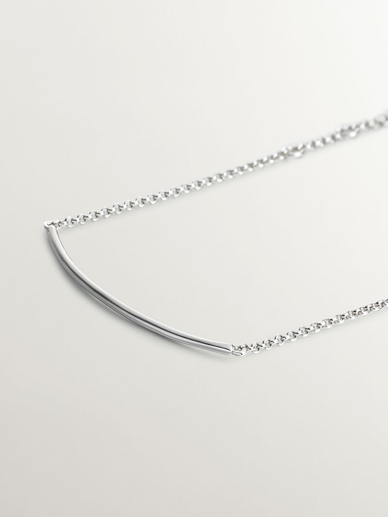 925 Silver bracelet with tube shape image number 2