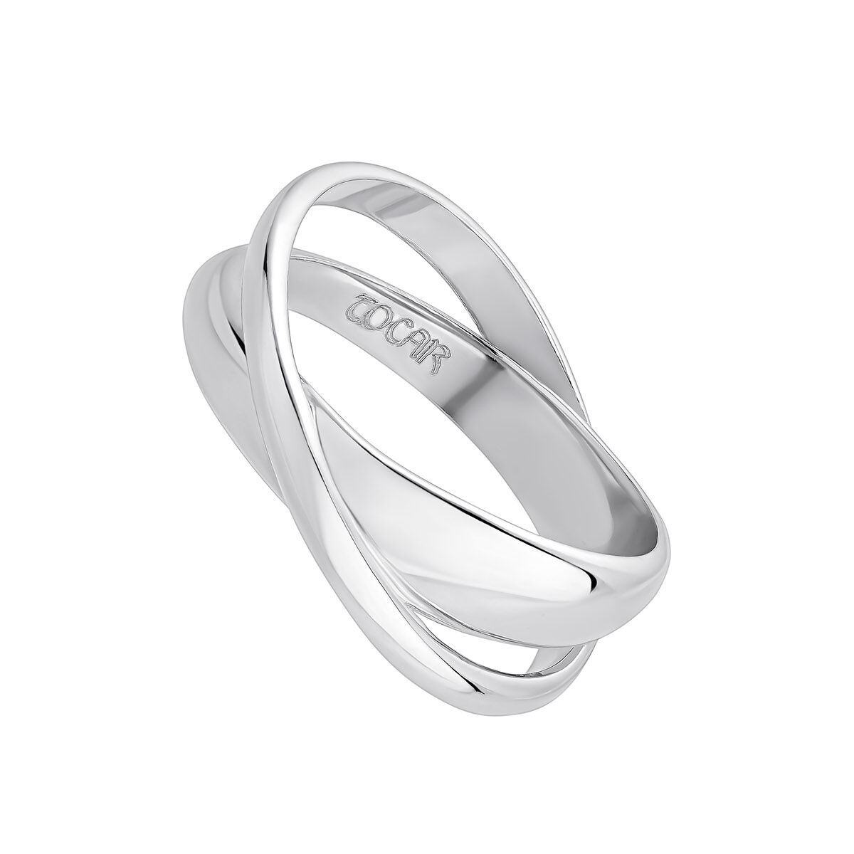 Crossover silver ring, J05227-01, hi-res