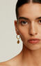 Gold-plated silver Leo charm  , J04780-02-LEO