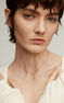 Gold plated blue topaz necklace , J04668-02-SKY